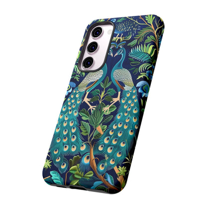 Peacock Tough Phone Case - Colorful Protective Cover, Nature Lover Gift, Stylish Accessory for Celebrations