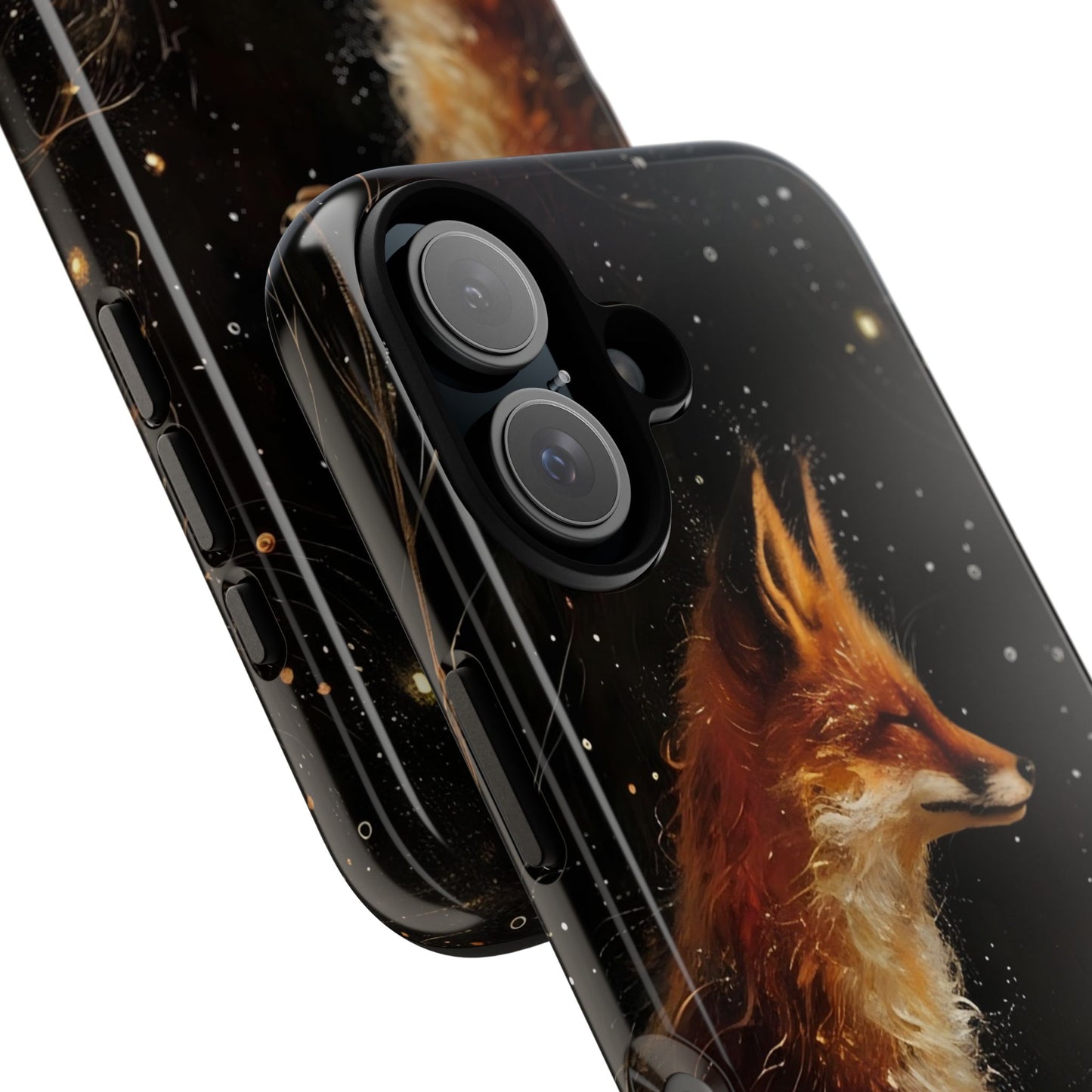 Phone Case with Artistic Fox Design, Cozy Gift for Nature Lovers, Cute Animal Case for Holiday, Unique Decorative Cover
