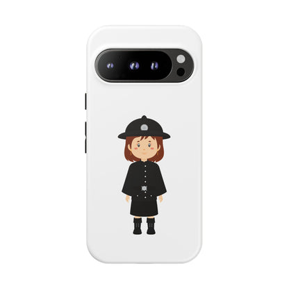 Cute Police Officer Phone Case, Tough Protective Cover, Gifts for Police Lovers, Customizable Phone Case, Unique Design