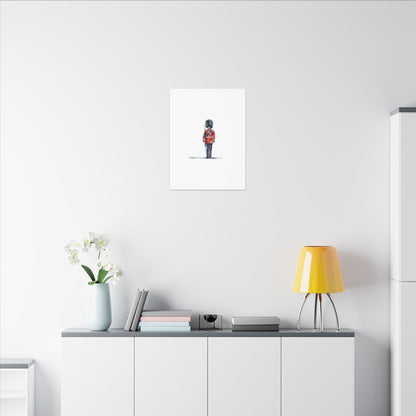 Royal Guard Canvas Art Print, British Soldier Wall Decor, Home Decoration, Gift for History Lovers, Art for Offices, Unique Wall Gallery
