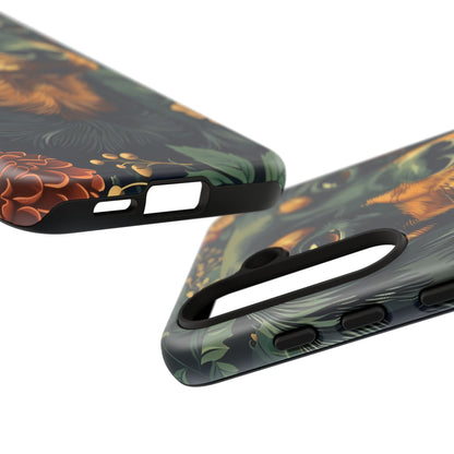 Dachshund Phone Case, Floral Pet Phone Cover, Dog Lover Gift, Tough Phone Case, Custom Dachshund Design, Unique Dog Owner Accessory