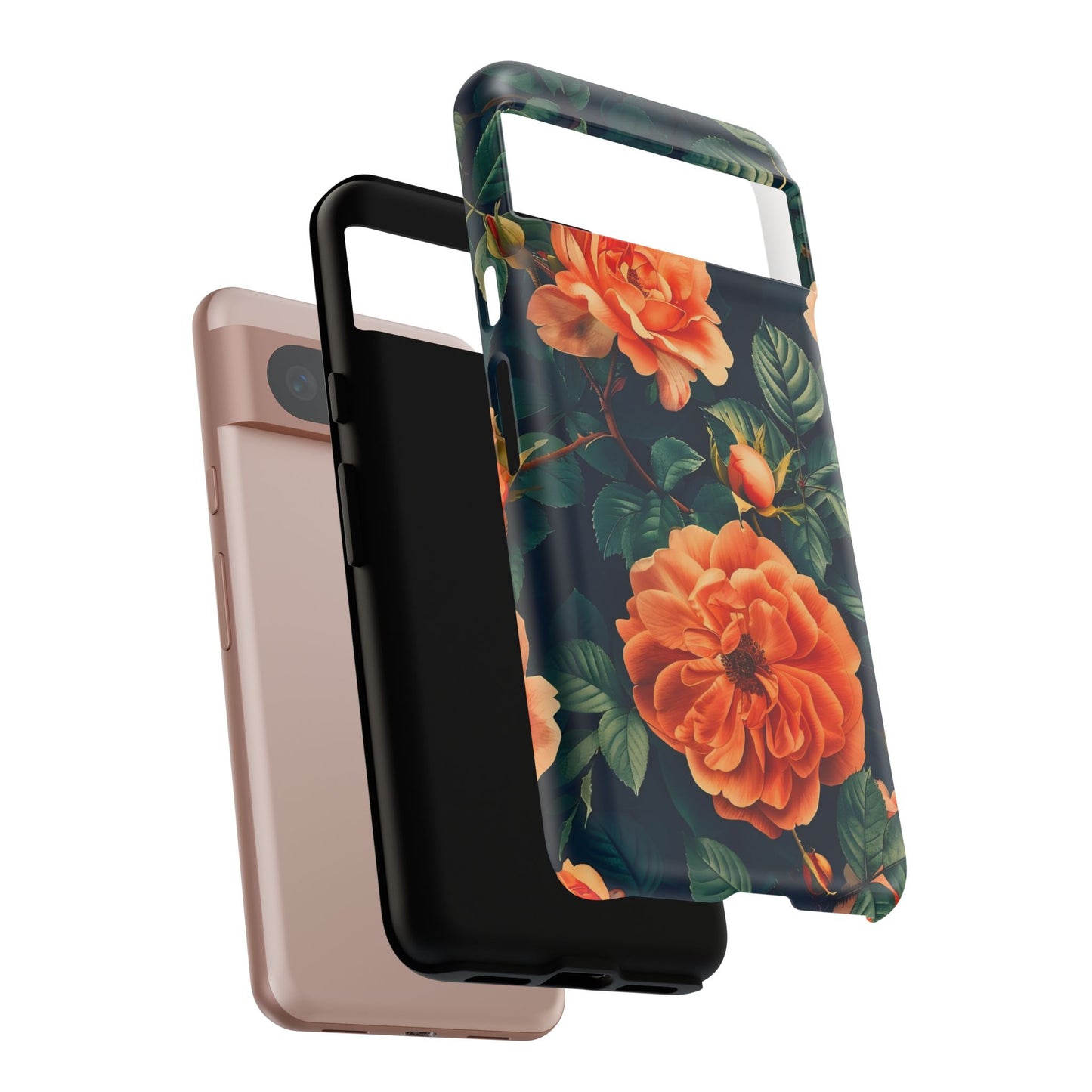 Floral Phone Case, Tough Cases for Nature Lovers, Botanical Design, Phone Protection, Gift for Her, Trending Floral Accessories