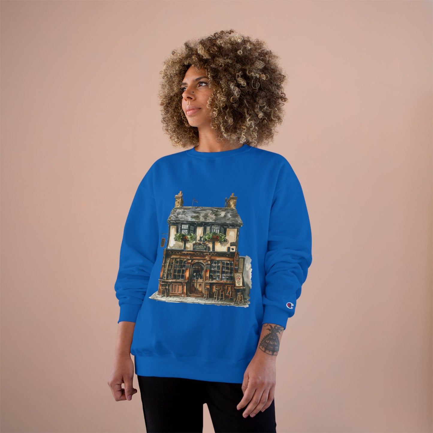 Champion Sweatshirt - Cozy Life in a British Village House