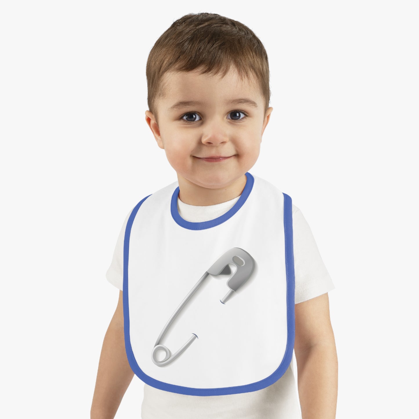 Cute Safety Pin Baby Bib,Baby Shower Gift, Infant Feeding Accessory, Newborn Essentials, Modern Baby Bib