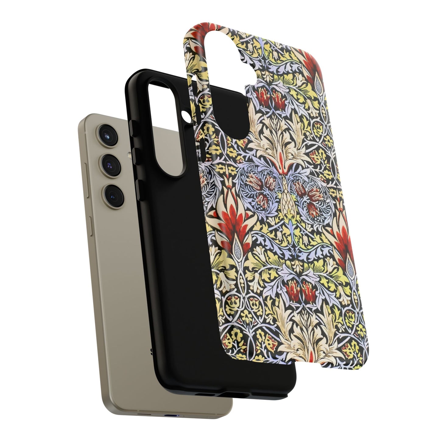 Stylish Phone Case - Floral Design, Tough Cases, Gift for Her, Phone Accessories, Trendy Tech, Unique Cell Phone Cover