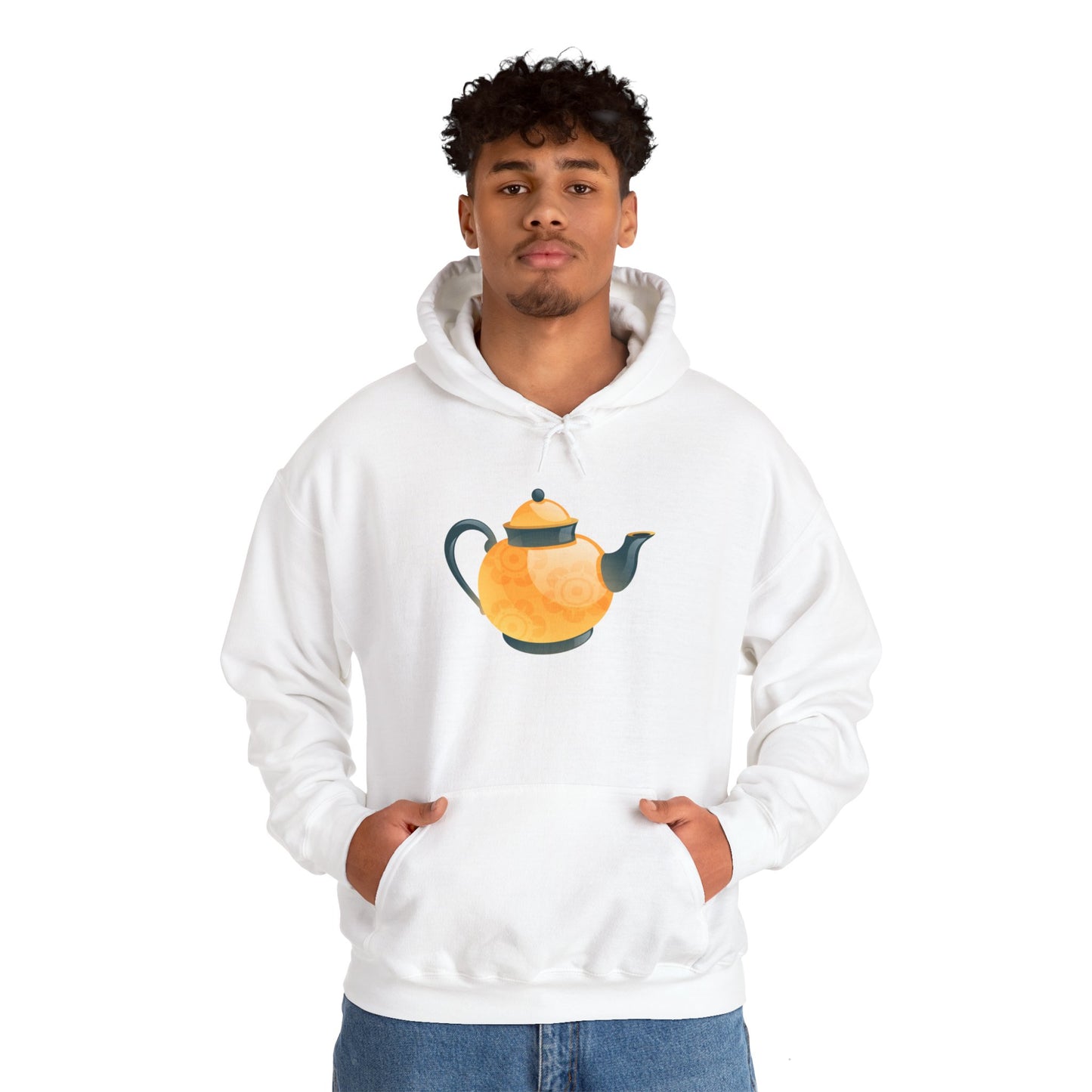 Unisex Heavy Blend™ Hooded Sweatshirt - Classy British Tea Kettle