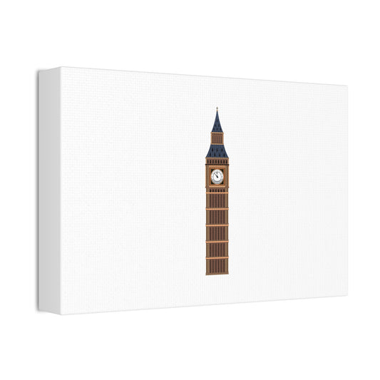 Big Ben Canvas Wall Art, Modern Home Decor, London Decor, Gift for Travel Lovers, Office Wall Art, Minimalist Art Print