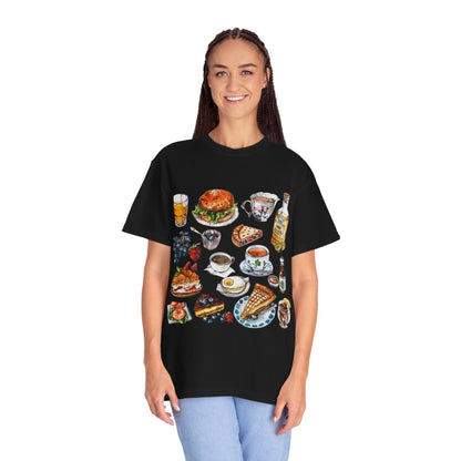 Unisex Garment-Dyed T-shirt - Heritage and Charm - England's Iconic Symbols