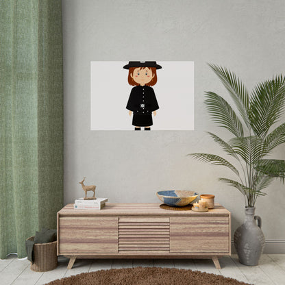 Charming Firefighter Rolled Posters for Kids' Rooms, Playful Wall Art, Fire Safety Decor, Kids' Gifts, Educational Prints