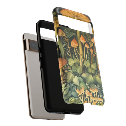 Mushroom Forest iPhone Case, Tough Cases for Nature Lovers, Vibrant Phone Accessories, Unique Gift for Him/Her, Eco-Friendly Style