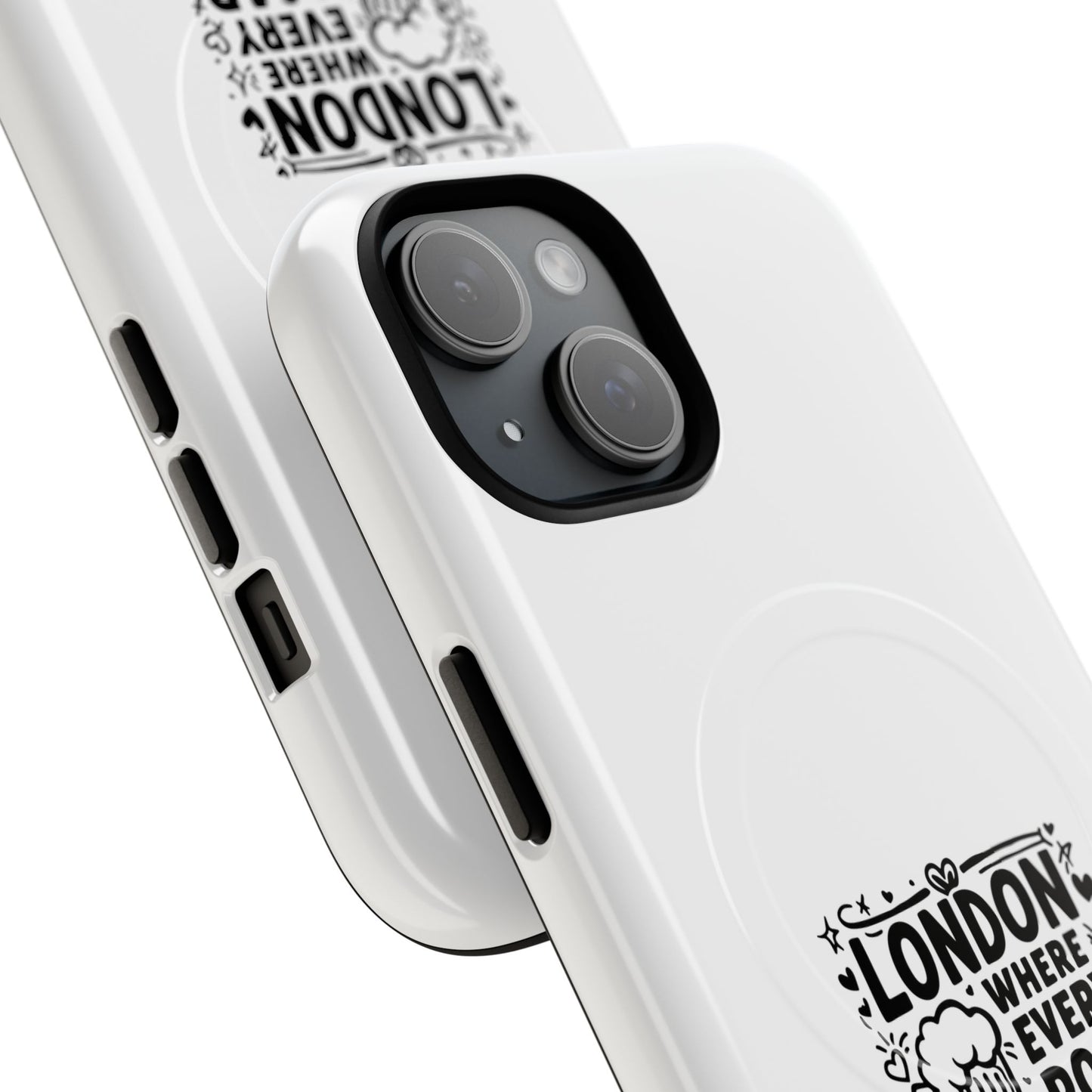 London Pub Themed Tough Magnetic Case for Phone, Unique Phone Accessories, Gift for Travelers, Fun Drink Lovers, Birthday or Travel Gift