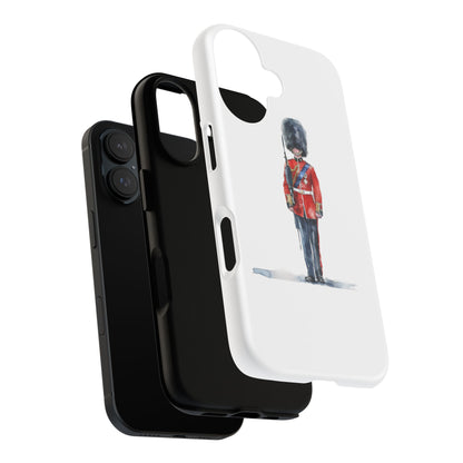 British Royal Guard Phone Case - Tough Cases, Unique Phone Cover, Gift for Her, Cute Accessory, British Soldier Design