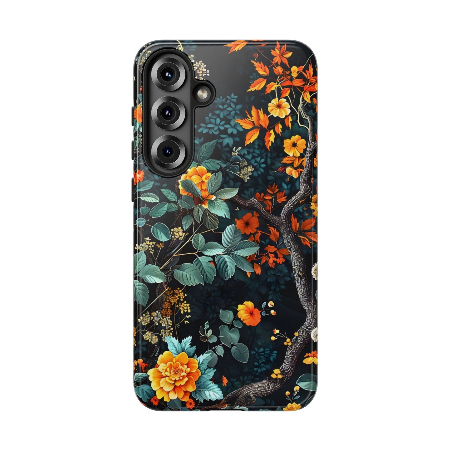Floral Phone Case | Tough Cases, Protective Cover, Gift for Her, Autumn Vibes, Floral Phone Accessory, Unique Design