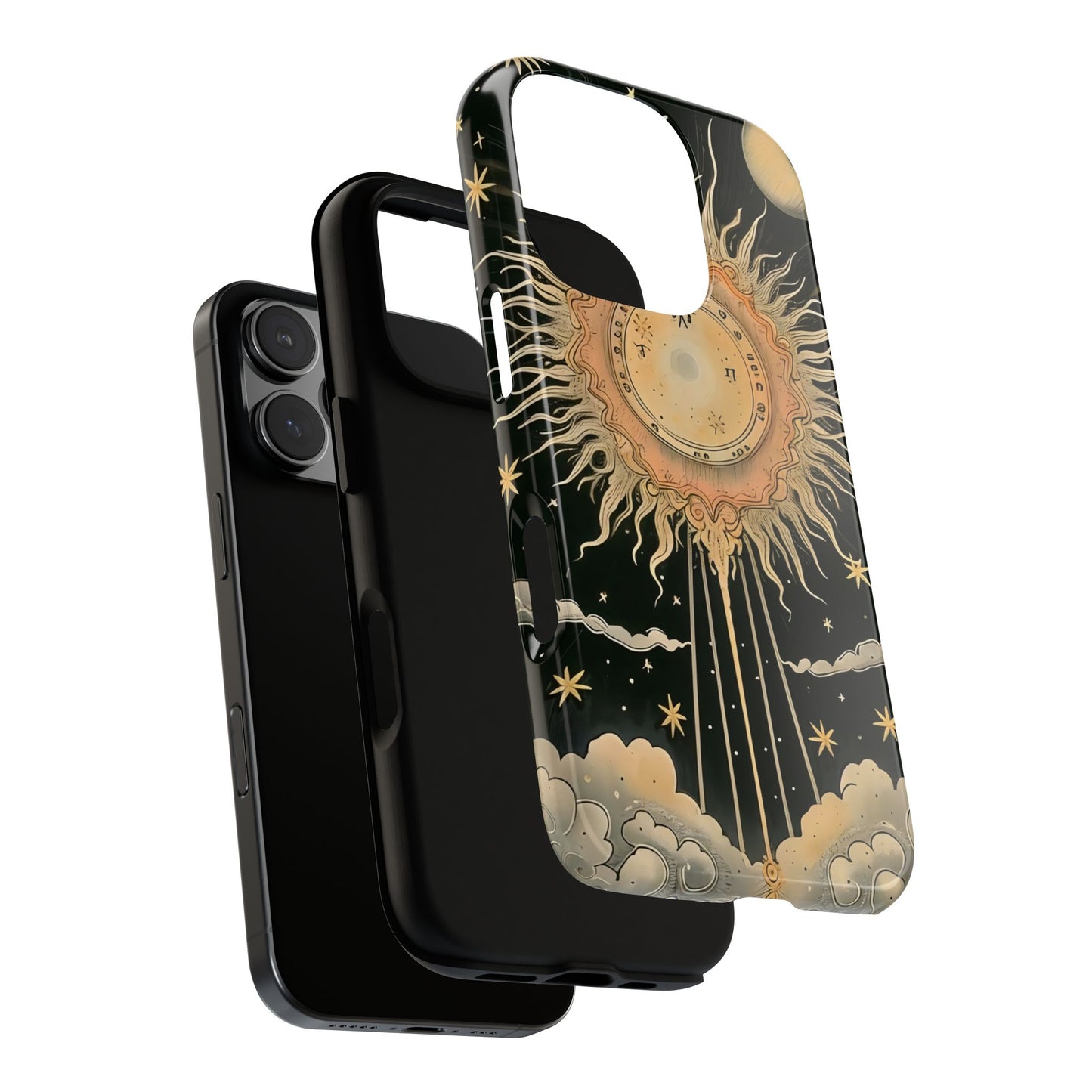Celestial Phone Case, Tough Cases for Astrology Lovers, Cosmic Design, Gift for Astronomers, Unique Phone Accessories