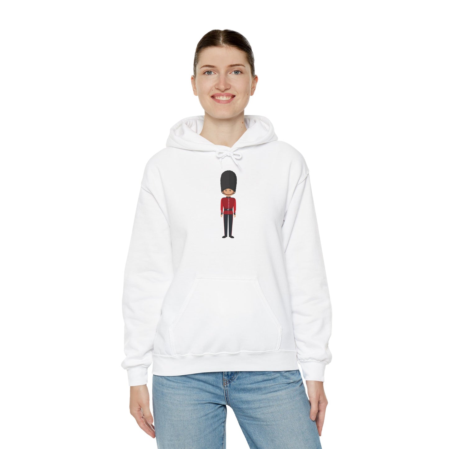 Unisex Heavy Blend™ Hooded Sweatshirt - Cornish Courage - Red Jackets of Bodmin