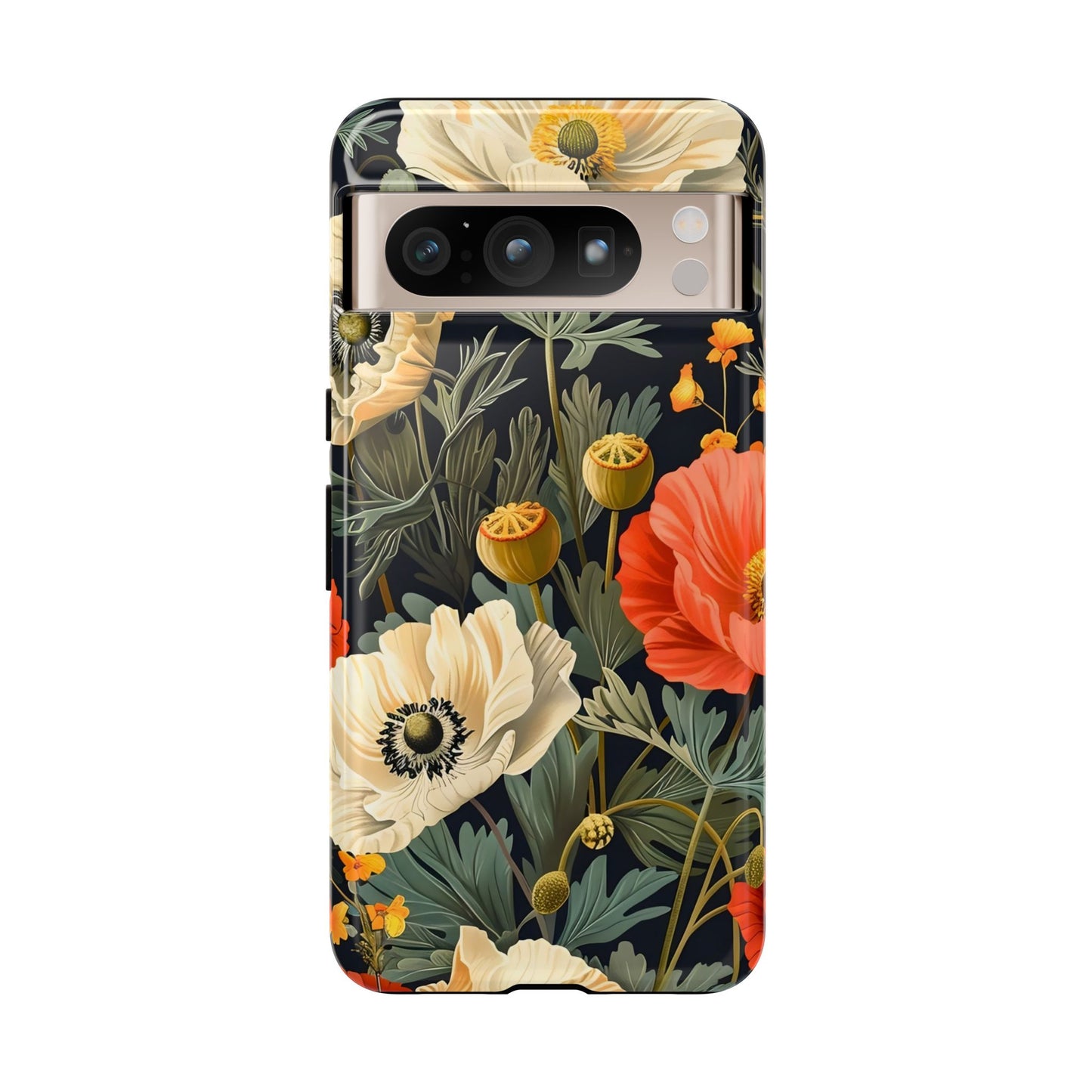 Floral Phone Case - Tough Cases with Vibrant Garden Design, Phone Accessory, Gift for Her, Spring Style, Nature Lover