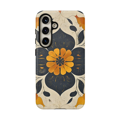 Floral Phone Case - Tough Cases, Botanical iPhone Cover, Vintage Flower Design, Durable Smartphone Protection, Unique Gift Idea