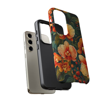 Floral Phone Case - Tough Cases, Protective Cover, Gift for Her, Smartphone Accessory, Floral Design, Nature-Inspired