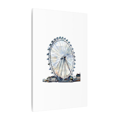 London Eye Canvas Print, Wall Art Decor, Travel Gift, Home Decoration, Unique Art Piece
