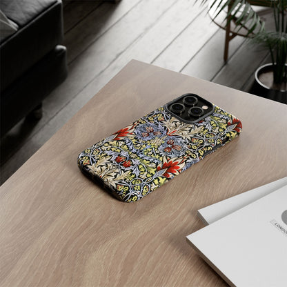 Stylish Phone Case - Floral Design, Tough Cases, Gift for Her, Phone Accessories, Trendy Tech, Unique Cell Phone Cover