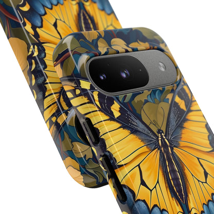 Colorful Butterfly Phone Case, Floral Design, Tough Cases, Protective Cover, Gifts for Nature Lovers, Birthday Present