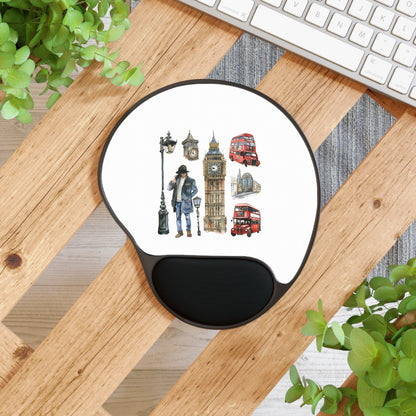 Artistic Mouse Pad With Wrist Rest