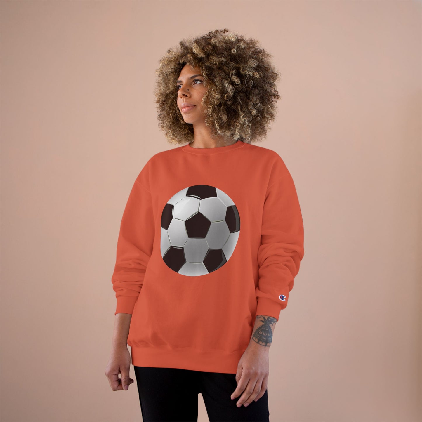 Champion Sweatshirt - Dynamic Football Design - Sports Passion and Energy