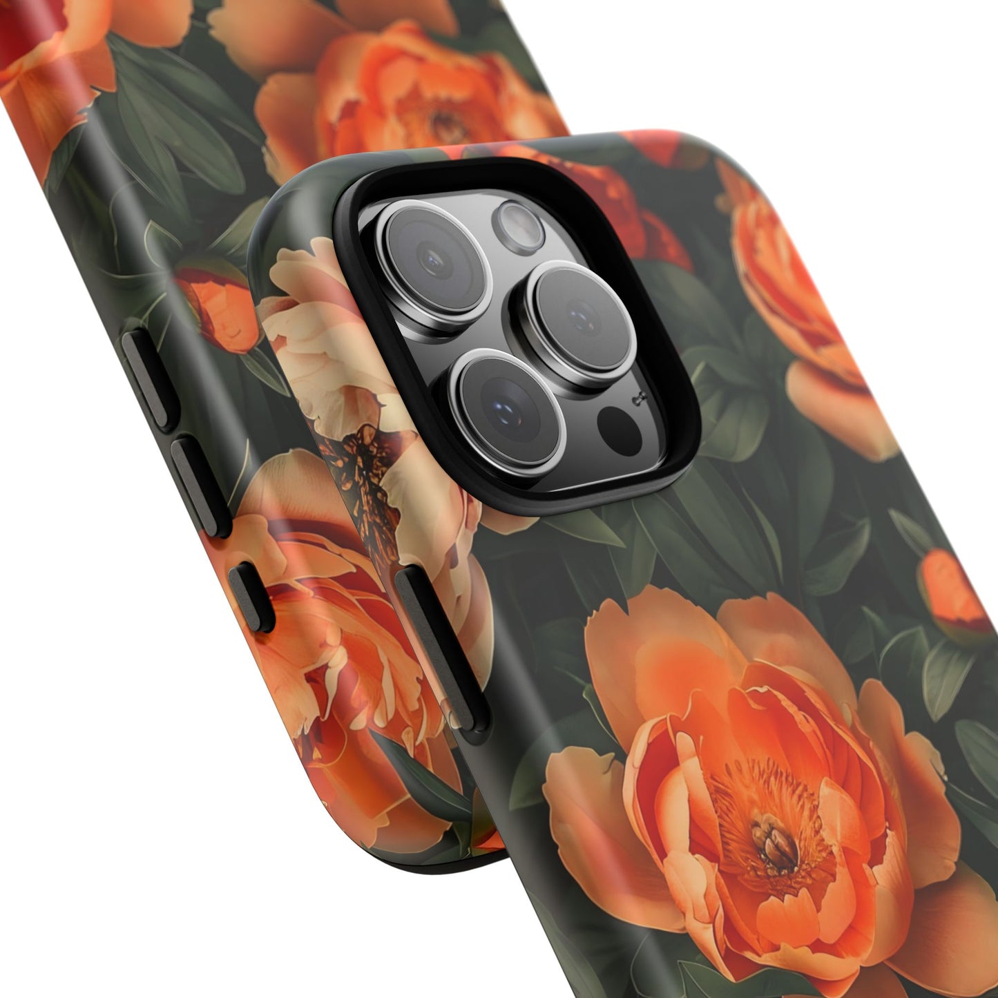 Stylish Floral Phone Case, Tough Cases, Floral Phone Cover, Gift for Her, Spring Accessories, Mother's Day, Phone Protection