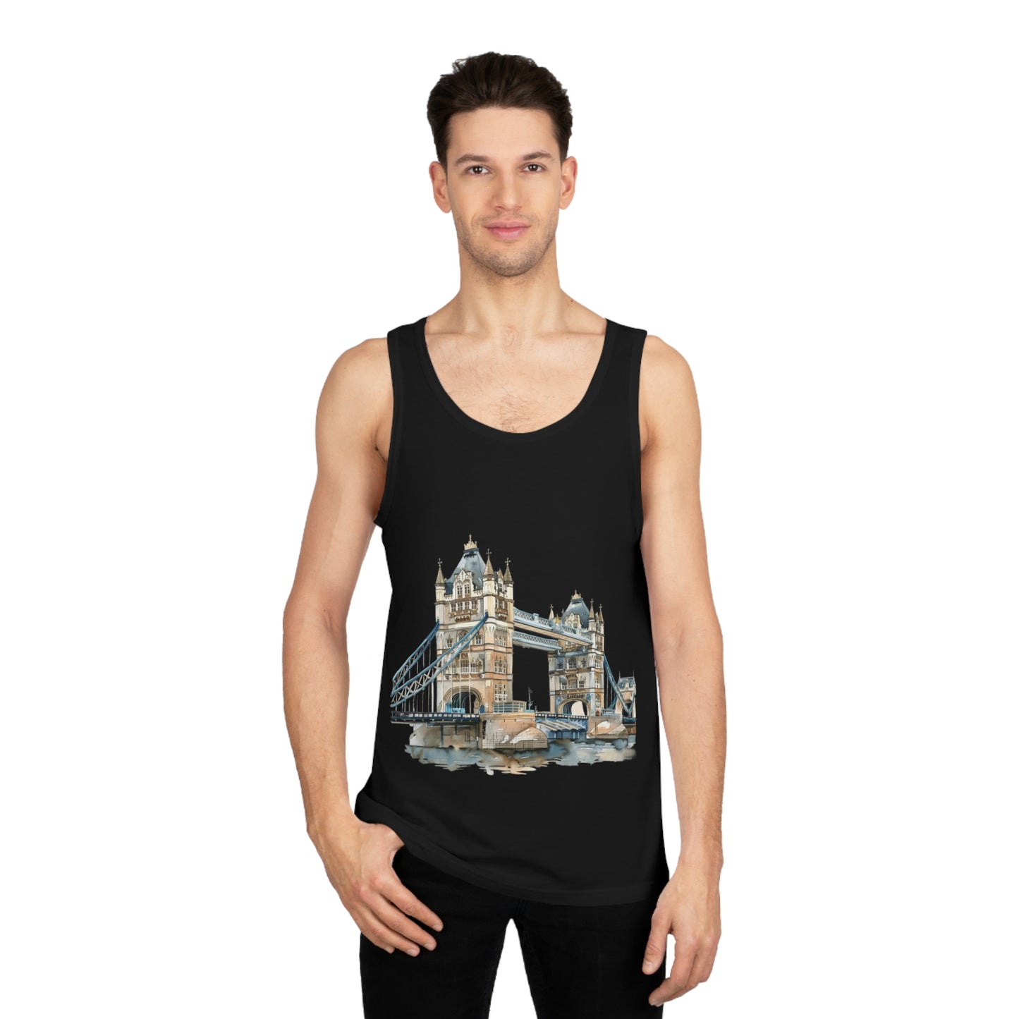Unisex Softstyle™ Tank Top - London Bridge - Gateway to the City