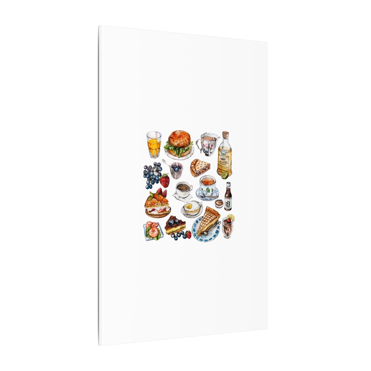 Breakfast Feast Canvas Print, Food Art, Kitchen Decor, Gifting for Food Lovers, Brunch Vibes, Wall Art