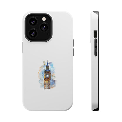 Artistic Magnetic Phone Cases with Iconic Designs, Unique Cell Phone Cover, London Tower Case, Gift for Travelers, Customizable Art Cases