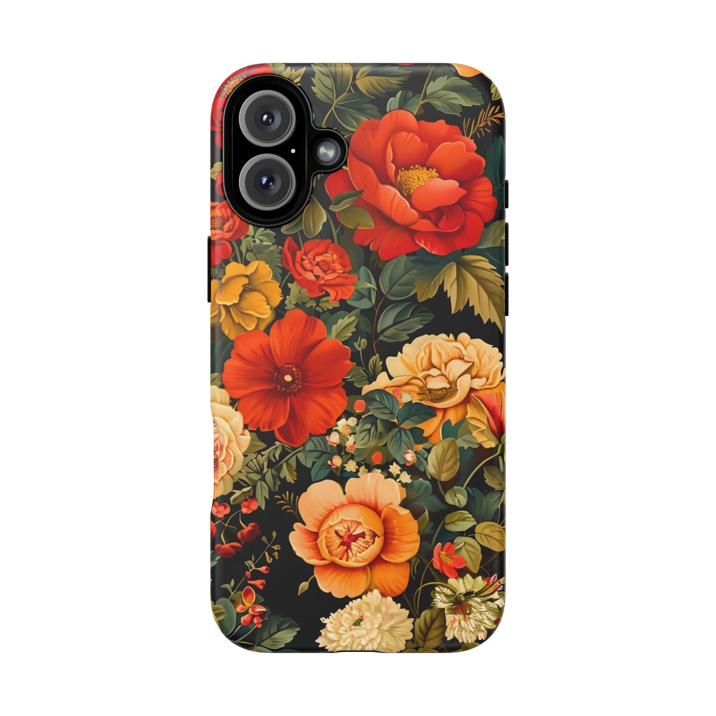 Floral Phone Case, Tough Cases, Decorative Tech Accessories, Gift for Her, Nature Lover Gift, Boho Style Case, Spring Floral Cover