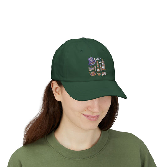 Travel-Inspired Classic Dad Cap - Perfect Gift for Fathers, Stylish Accessory for Men, Adventure Headwear, Vacation Hat, Casual Wear