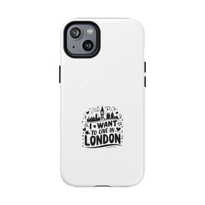London Dream Tough Magnetic Phone Case, Chic Phone Cover, Ideal Gift for London Lovers, Functional Phone Accessory, Stylish Tech Gear