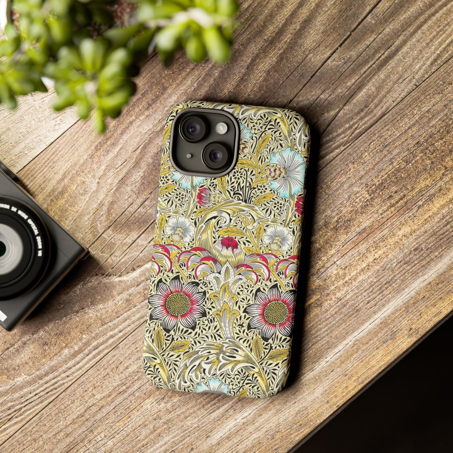 Floral Phone Case - Tough Cases, Floral Design, Stylish, Protective, Unique Gift for Her, Phone Accessories