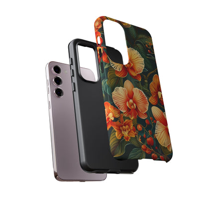 Floral Phone Case - Tough Cases, Protective Cover, Gift for Her, Smartphone Accessory, Floral Design, Nature-Inspired