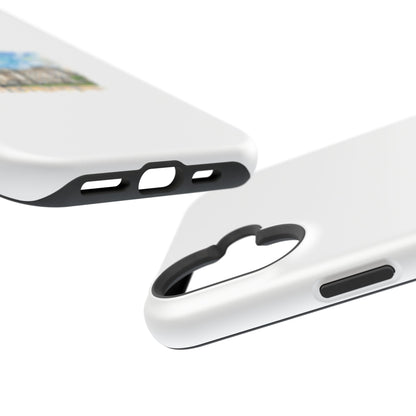 Artistic Magnetic Phone Case, Custom Tough Case, Unique Phone Cover, Gift for Travelers, Landscape Design, Protective Case