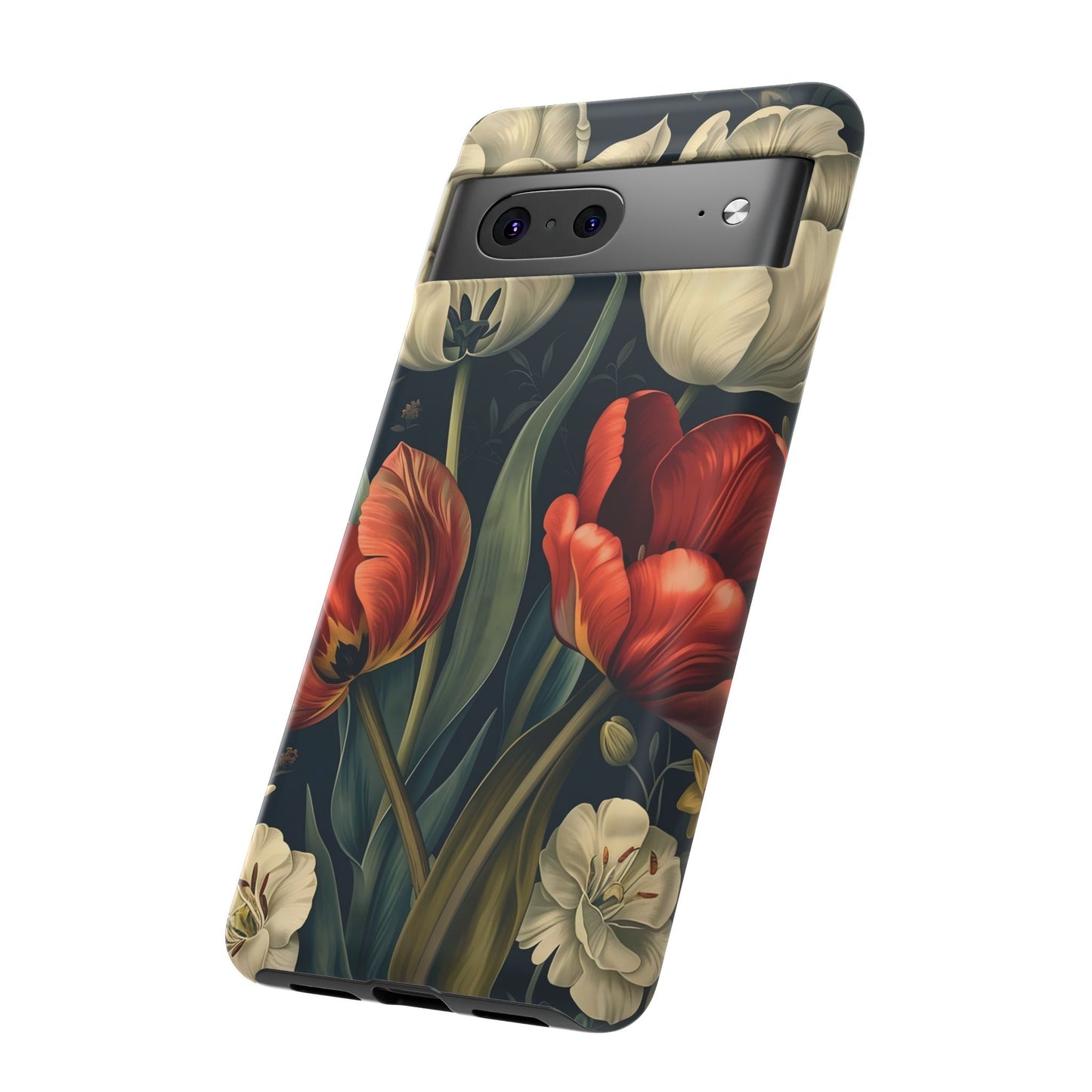 White Flower Tough Cases