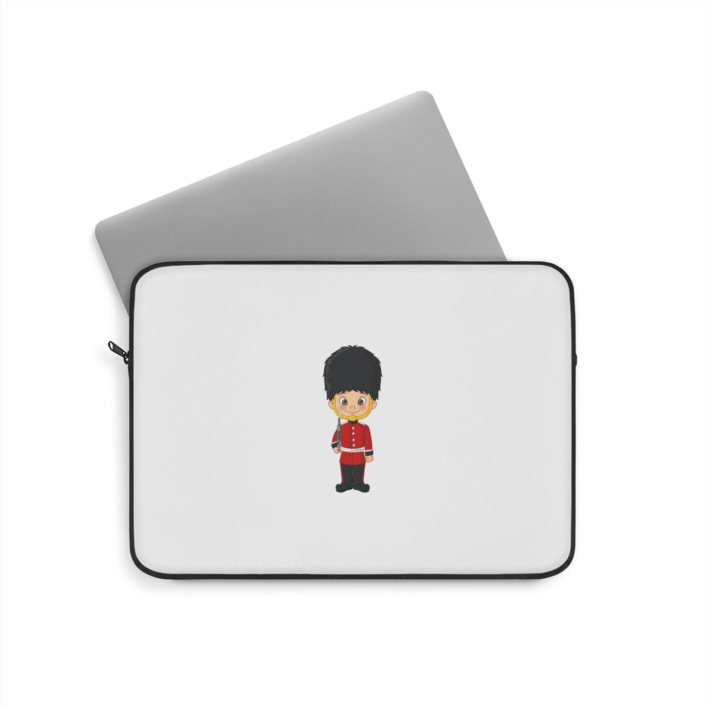 Quirky Soldier Laptop Sleeve | Cute Computer Case for Kids, Fun Gift for Students, Personalized Tech Accessory