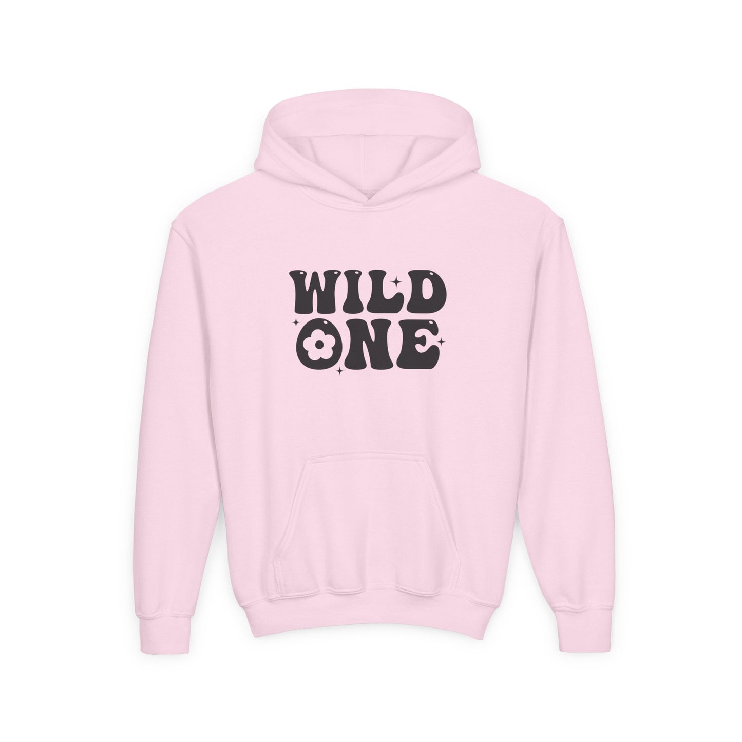 Youth Wild One Hoodie - Cozy Blend Sweatshirt for Adventurous Kids