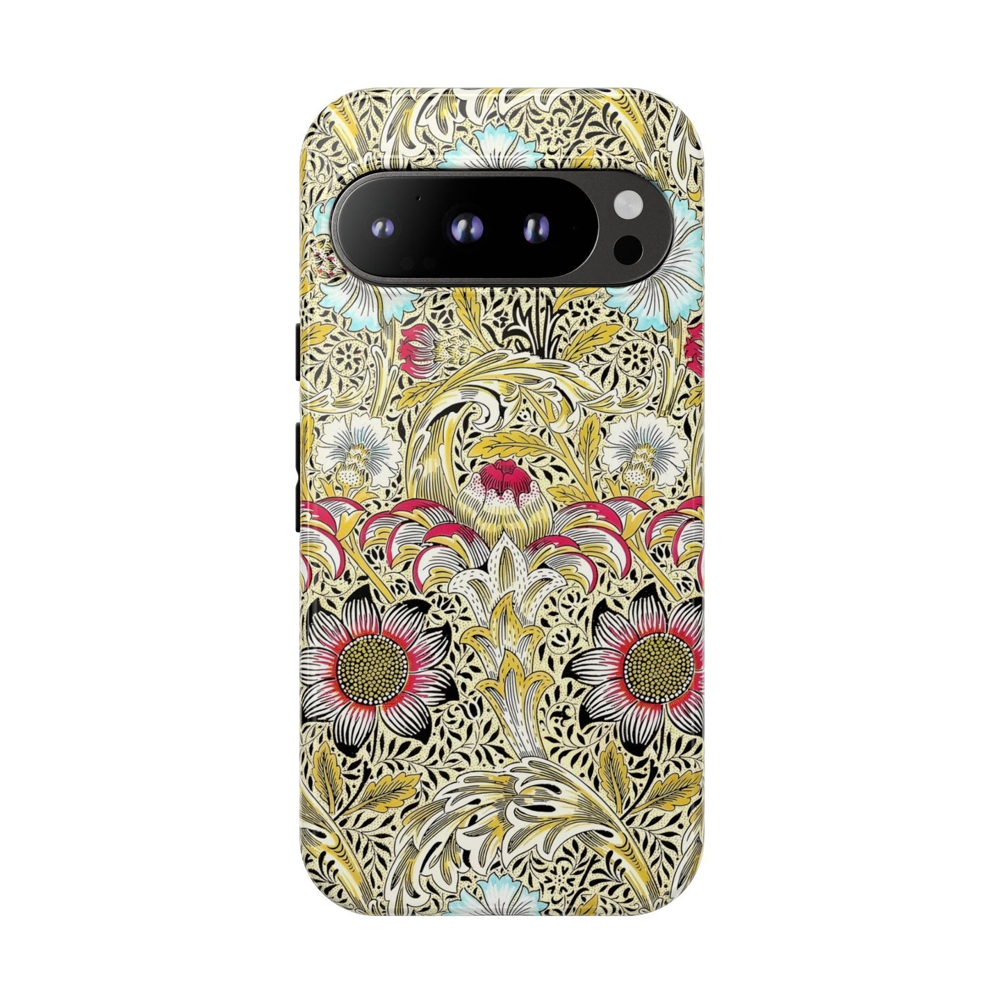 Floral Phone Case - Tough Cases, Floral Design, Stylish, Protective, Unique Gift for Her, Phone Accessories