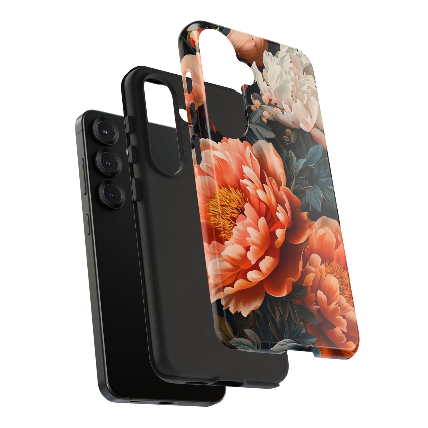 Floral Phone Case - Tough Cases, Durable Cover, Flower Design, Unique Gift, Phone Accessories