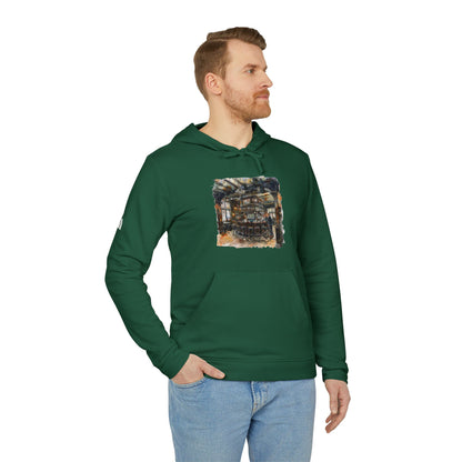 adidas Unisex Fleece Hoodie - London’s Warm Corners - The Cozy Pub Scene