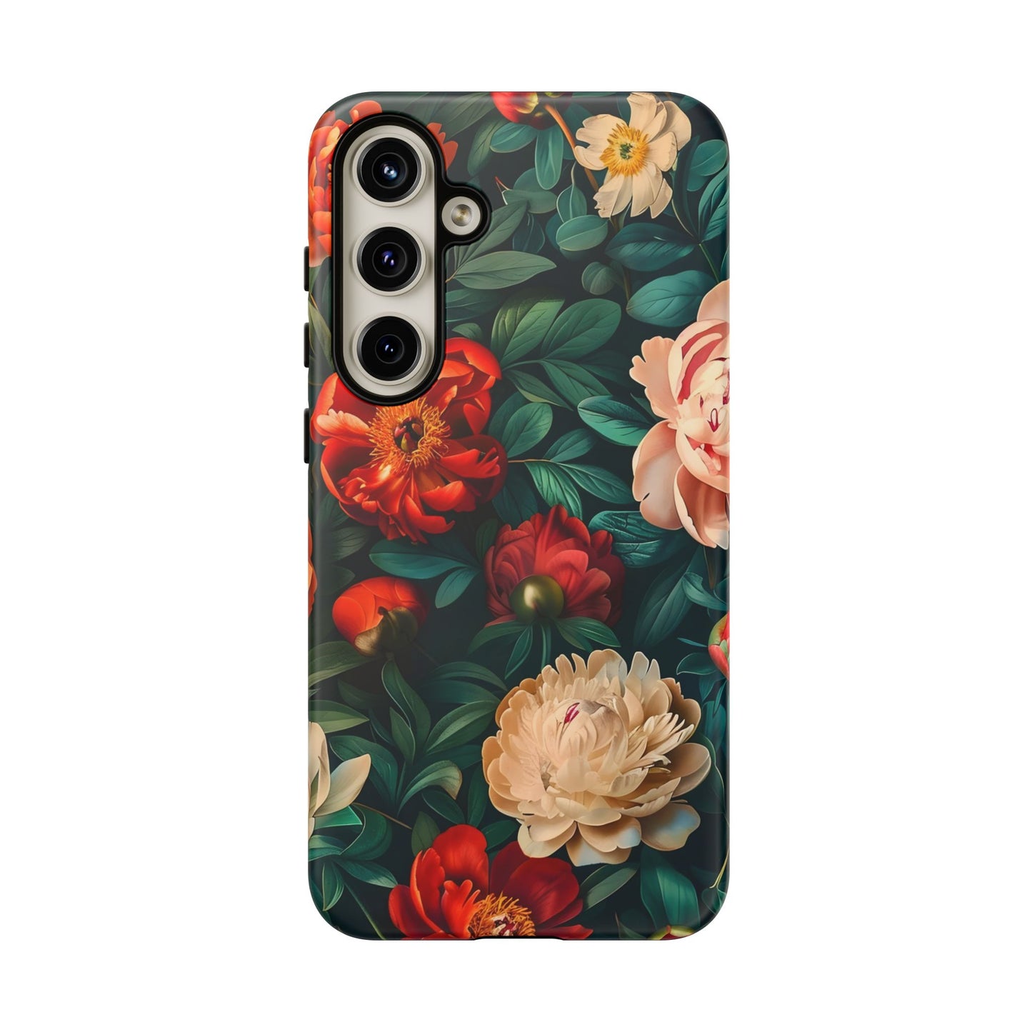 Floral Phone Case - Tough Cases, Vibrant Protection, Gift for Her, Cute Floral Design, Trendy Accessory, Perfect for Spring