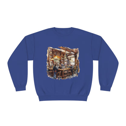 Unisex NuBlend® Crewneck Sweatshirt - Cozy British Pub