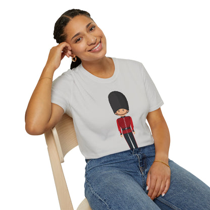 Unisex Softstyle T-Shirt - The Scarlet Guard - Iconic British Soldier