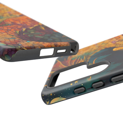 Dragon Art Phone Case, Tough Phone Cover, Fantasy Gift, Unique Mobile Accessory, Dragon Lover Gift, Stylish Protection