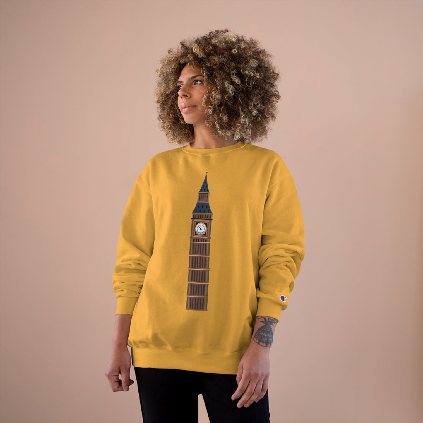 Champion Sweatshirt - Iconic Big Ben Clock Tower Design
