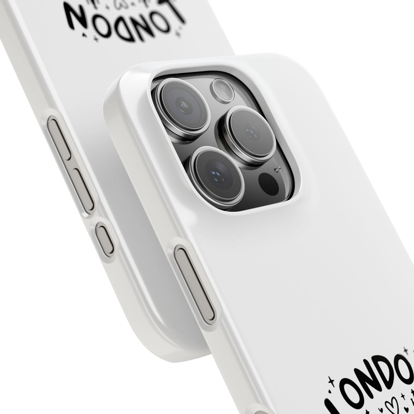 Chic London Phone Case, Slim iPhone Cover, Gifts for Travelers, London Theme Cell Phone Case, Unique Travel Souvenir