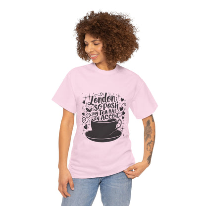 Unisex Heavy Cotton Tee - London's Nostalgic Tea